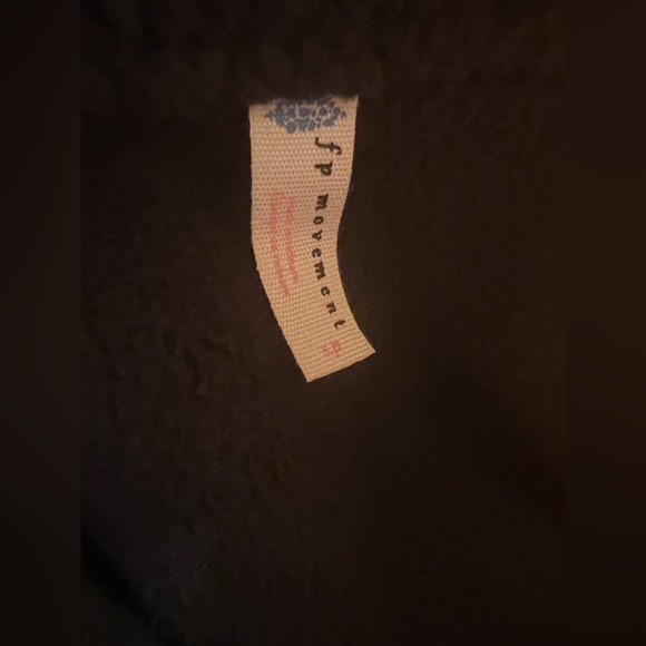 Free People Hit The Slopes Colorblock Pullover black combo orange Size Small - Picture 6 of 6